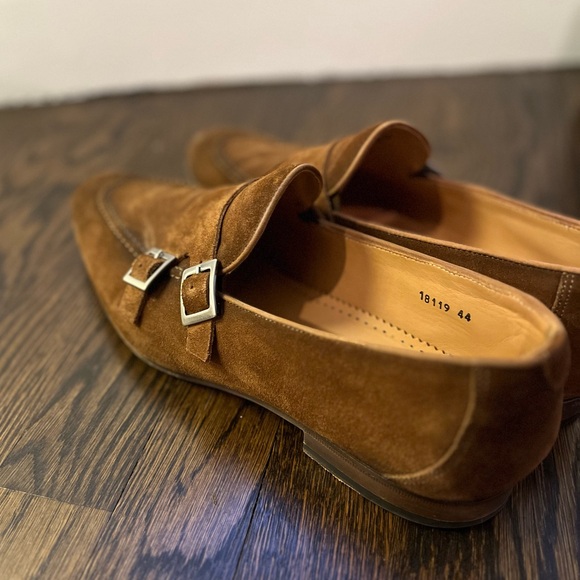 Men’s suede monk loafer